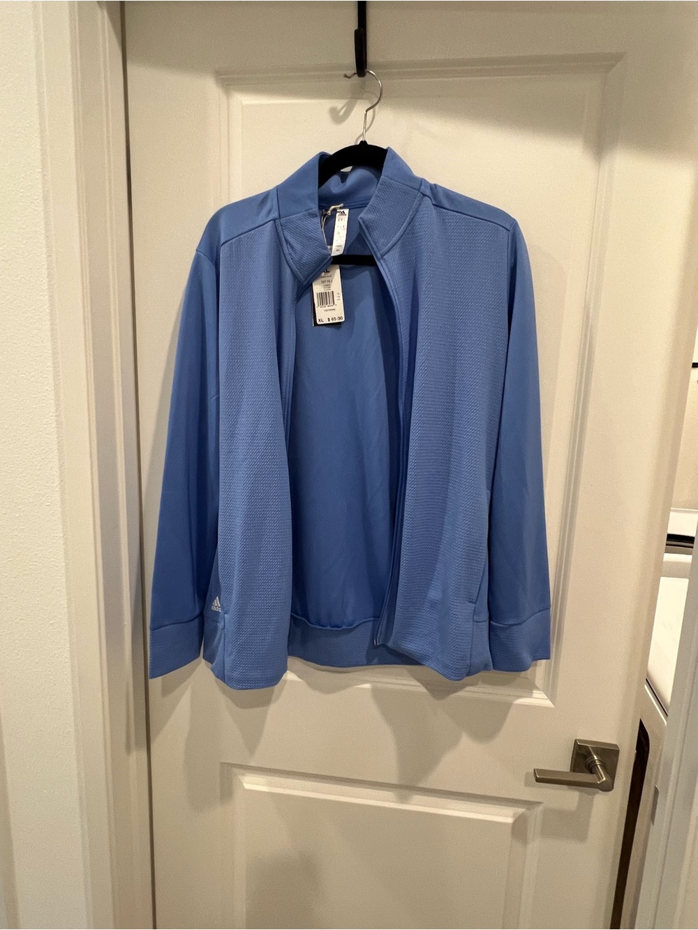 adidas Sky Blue Lightweight Zip-Front Jacket